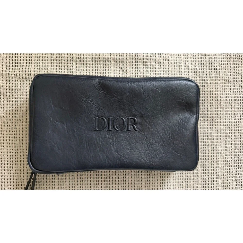 Dior Beauty Sauvage Toiletry Pouch Slate Blue Convertible GWP New In Box Men